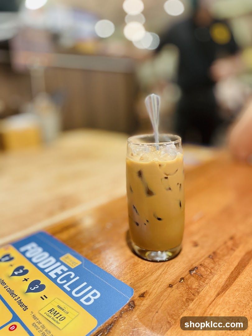 Iced Coffee and Loyalty Card