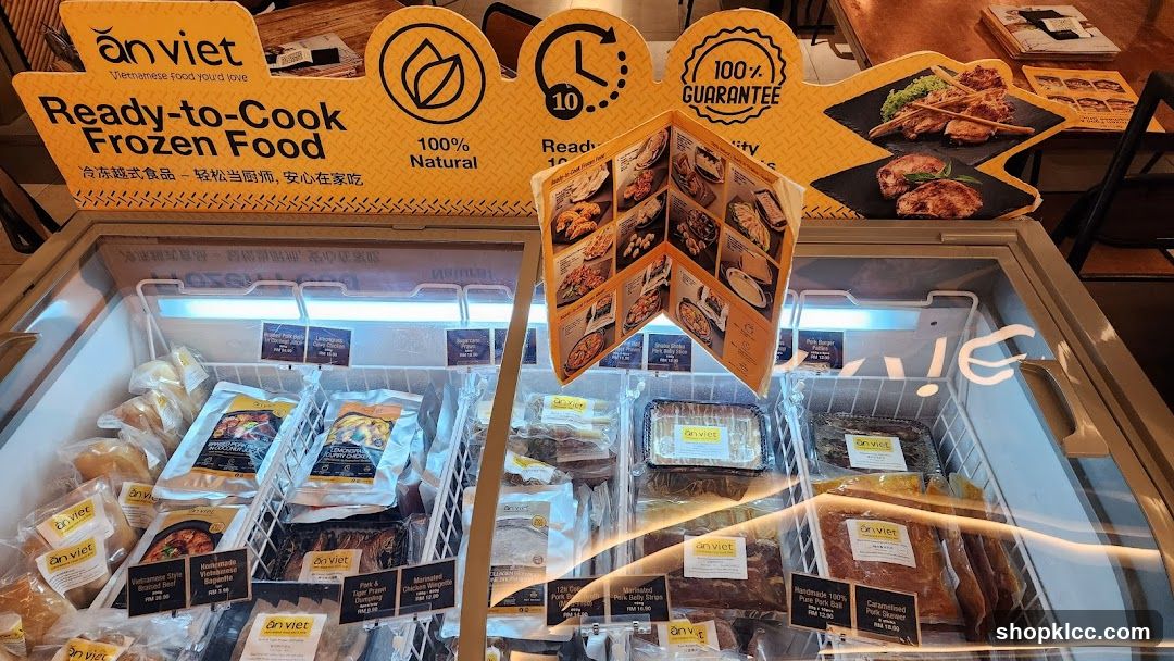 Ready-to-Cook Frozen Food Display