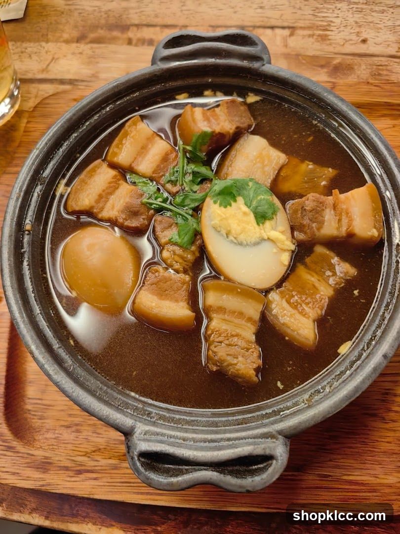 Braised Pork Belly with Eggs