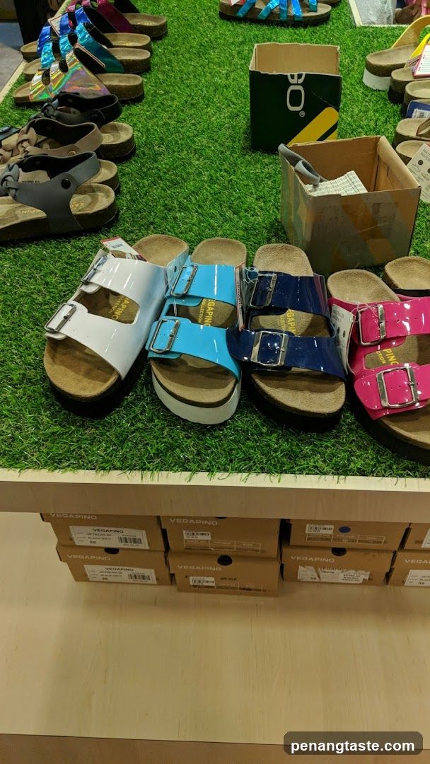 Sandals Display