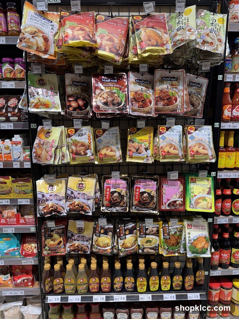 Assorted Food Seasoning Packets and Sauces