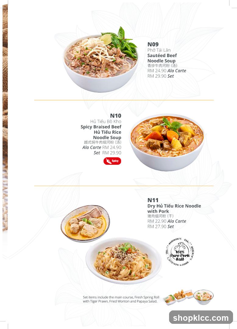 Menu Items