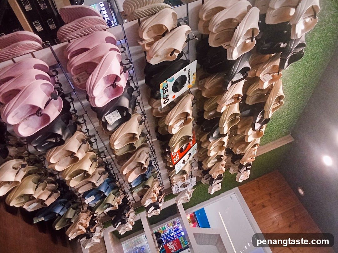 Display of Sandals