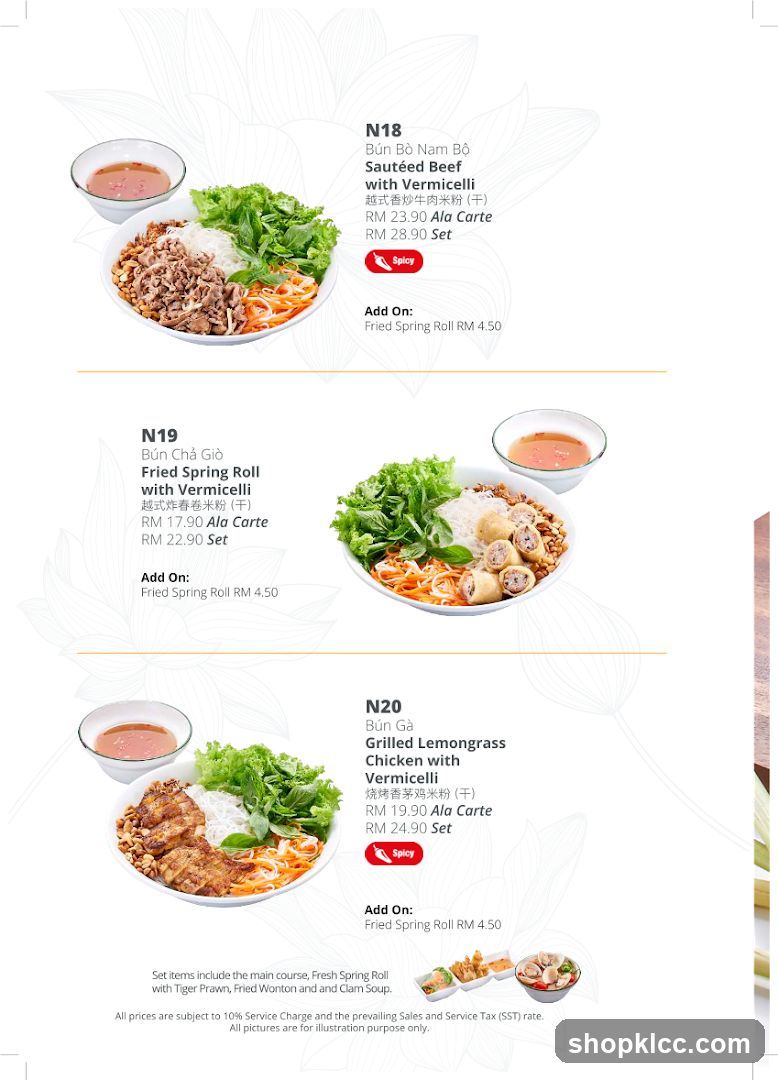 Menu Items