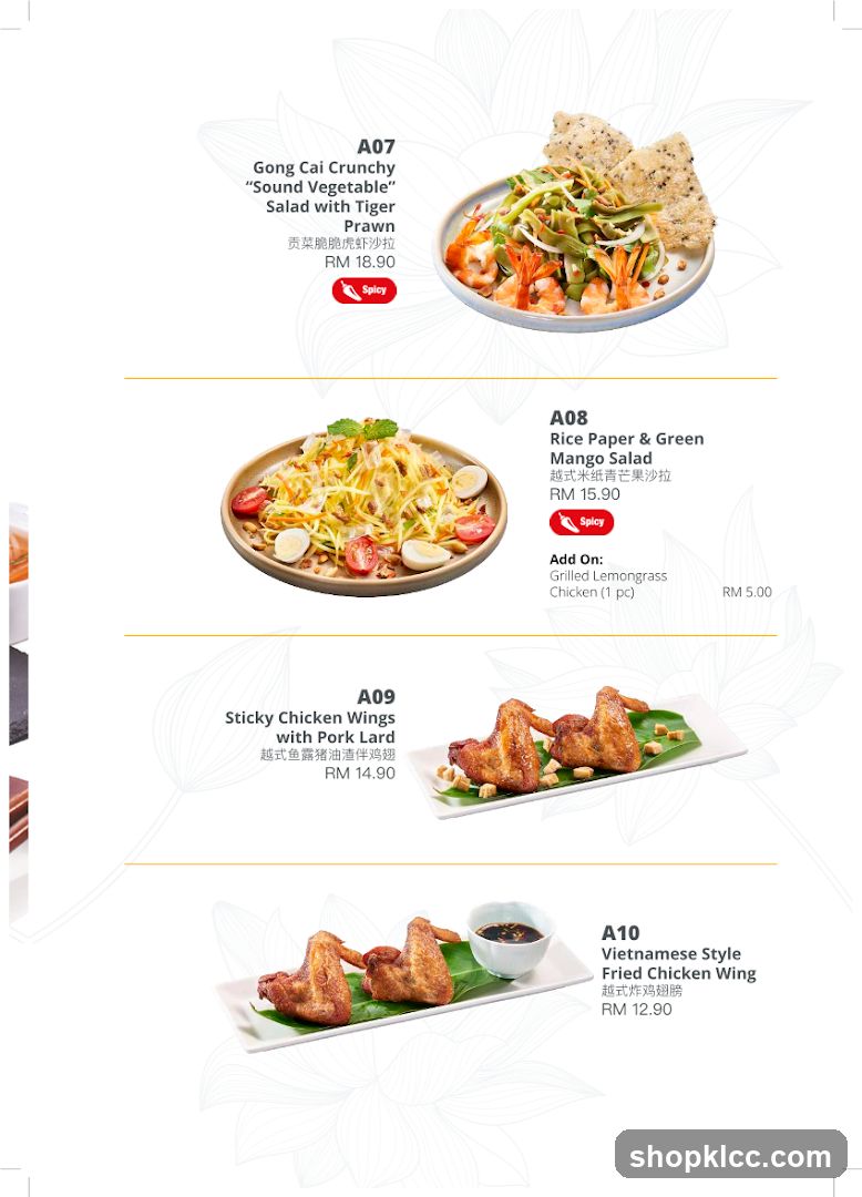 Menu Items