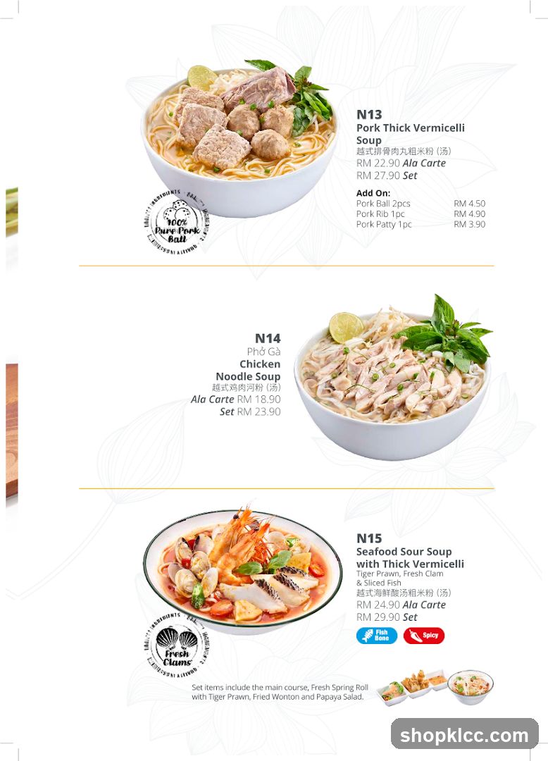 Menu Items