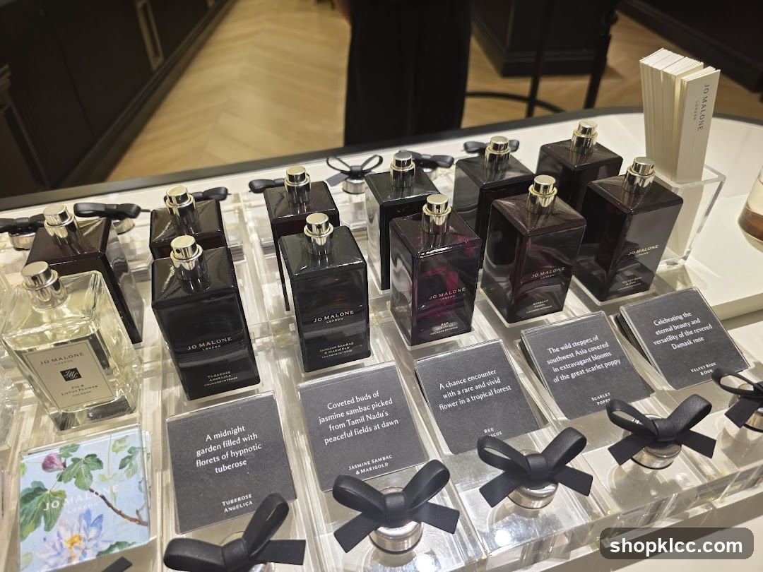Jo Malone Perfume Display