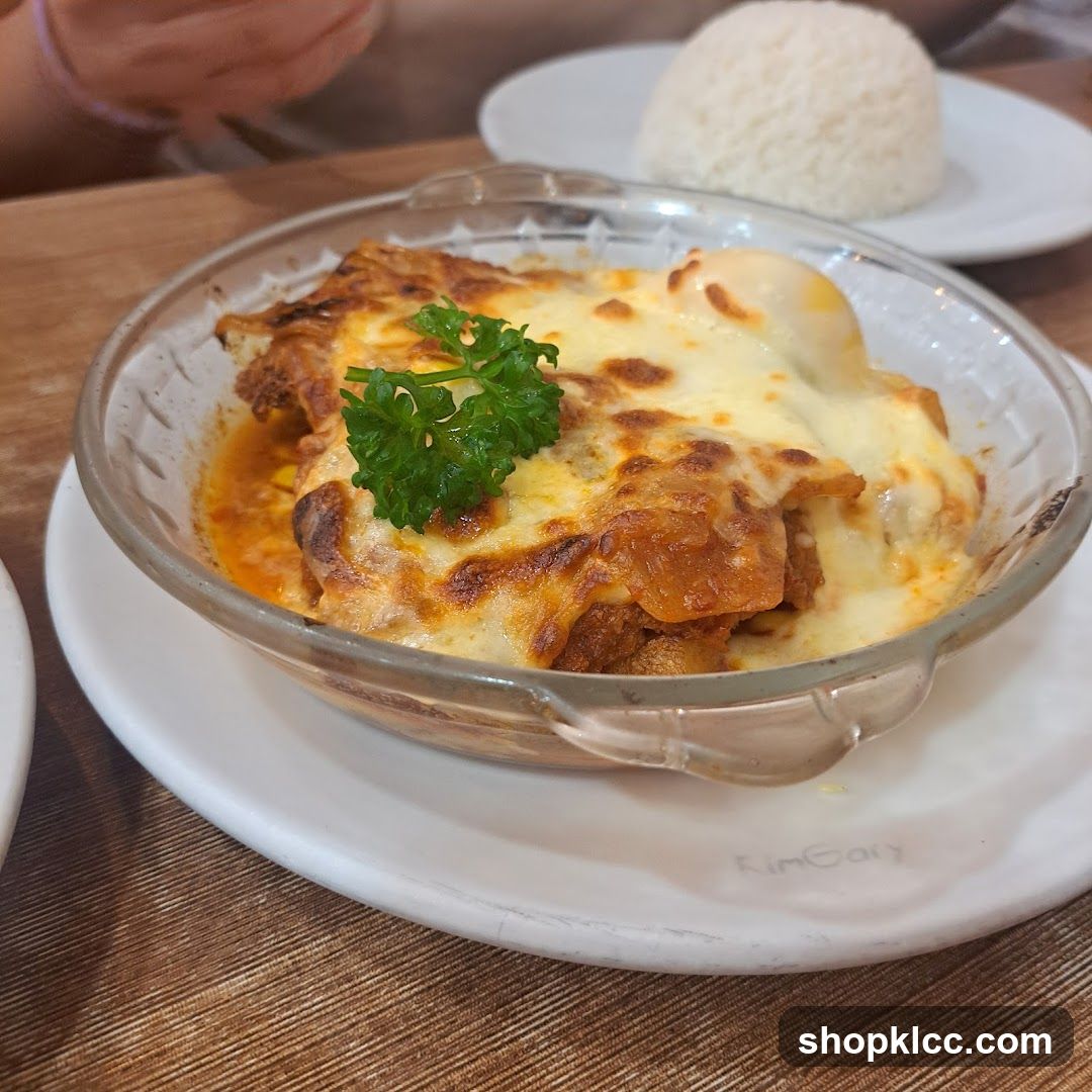 Cheesy Baked Dish with Rice