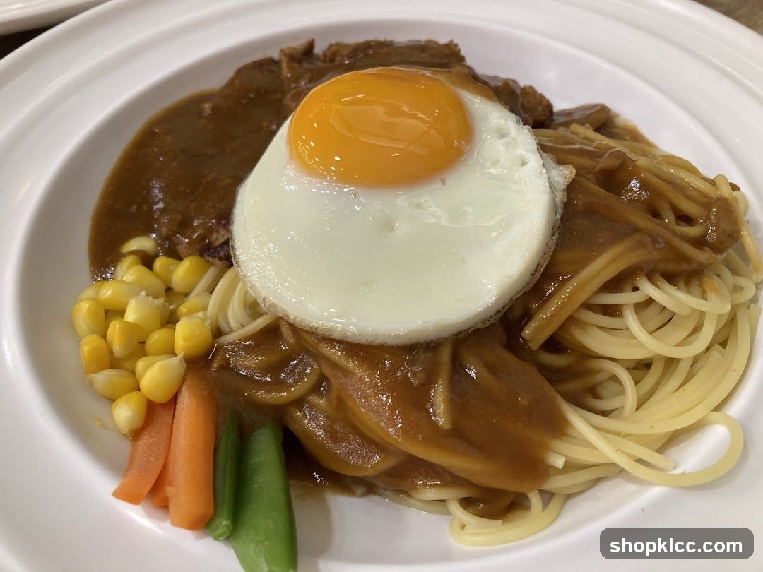 Steak and Egg Spaghetti