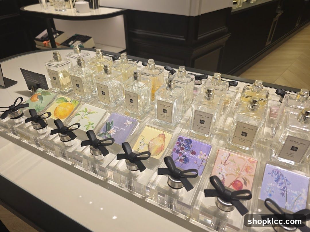 Jo Malone Perfume Display
