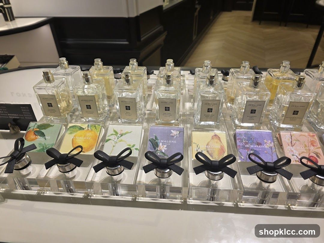 Jo Malone Perfume Display