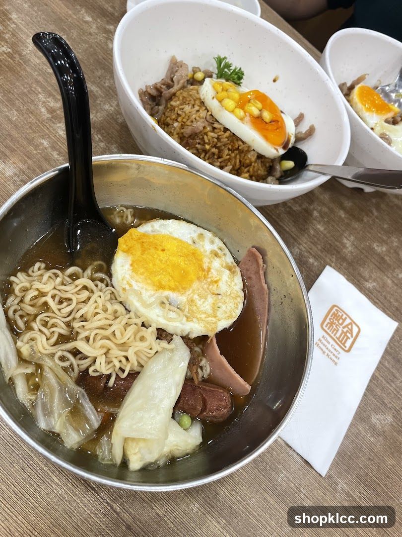 Noodles and Fried Rice