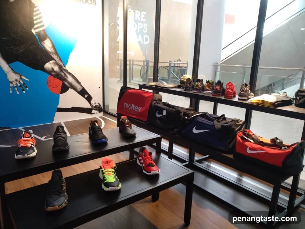 Sports Apparel and Footwear Display