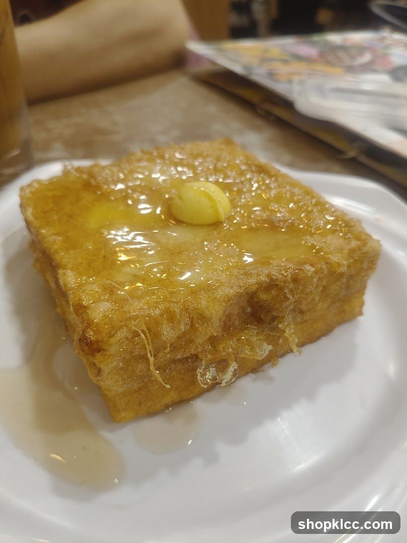 French Toast with Butter and Syrup