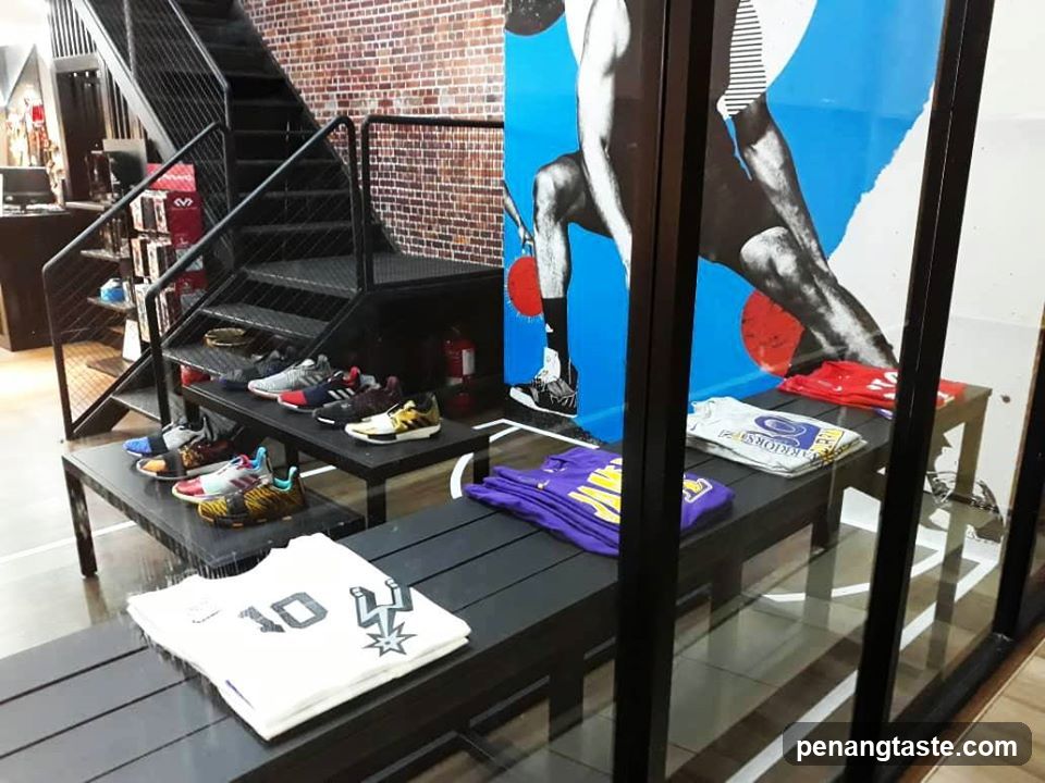 Sports Apparel and Footwear Display