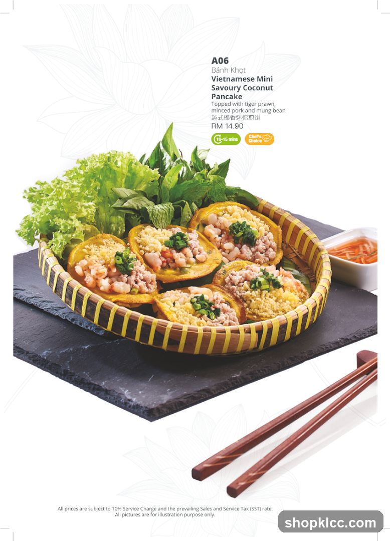Vietnamese Mini Savoury Coconut Pancake