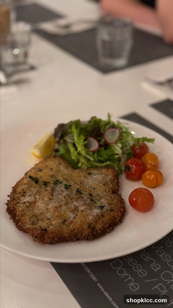 Breaded Cutlet with Salad