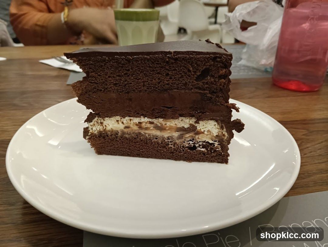 Chocolate Cake Slice