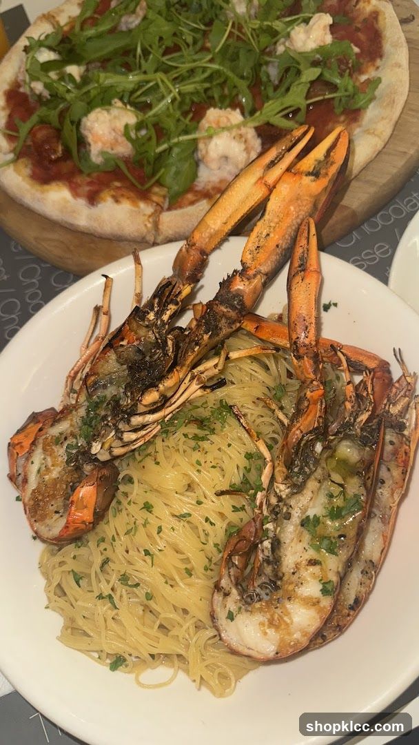 Seafood Pasta and Pizza