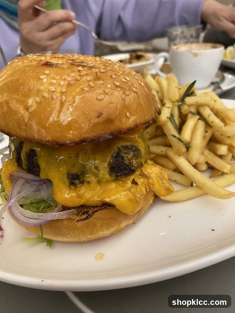 Cheeseburger and Fries