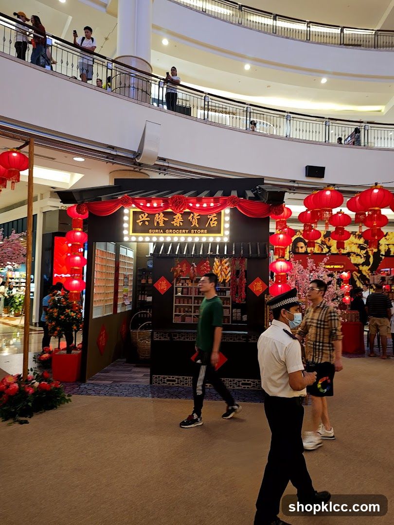 Chinese New Year Decorations in a Mall