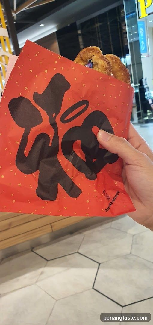 Pretzels in a branded bag