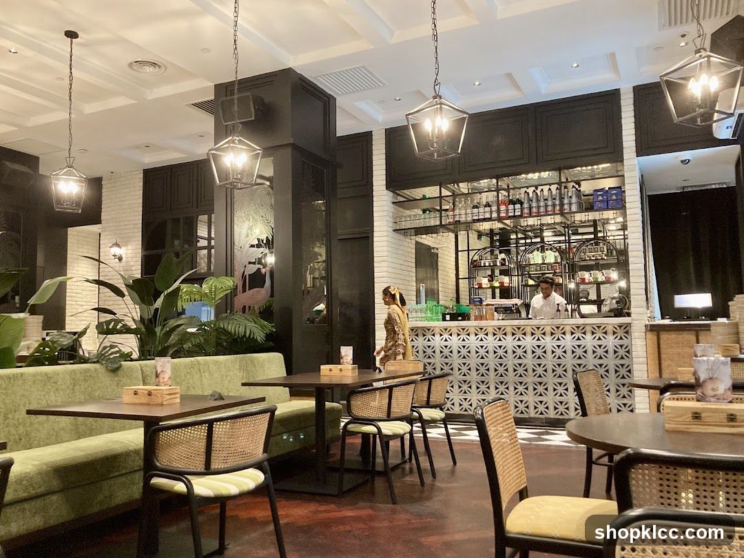Restaurant Interior with Bar