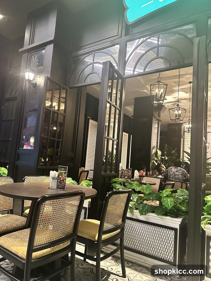 Cafe Interior with Seating