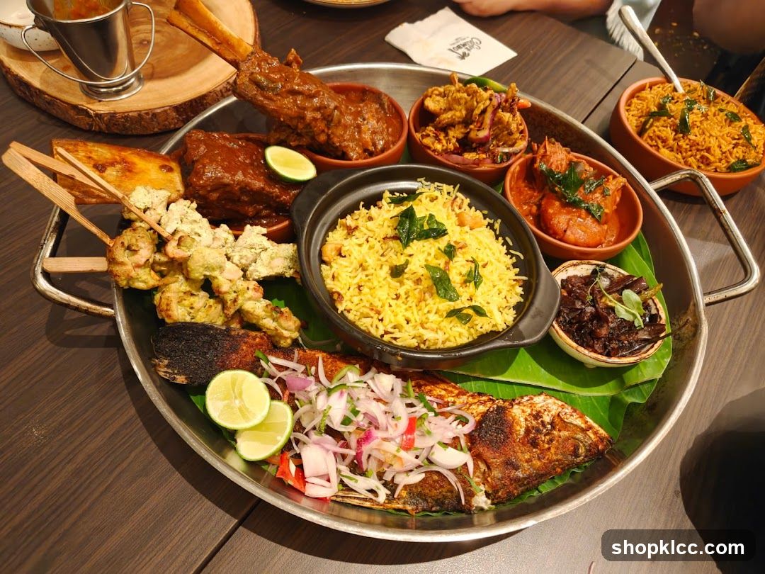 Assortment of Indian Dishes