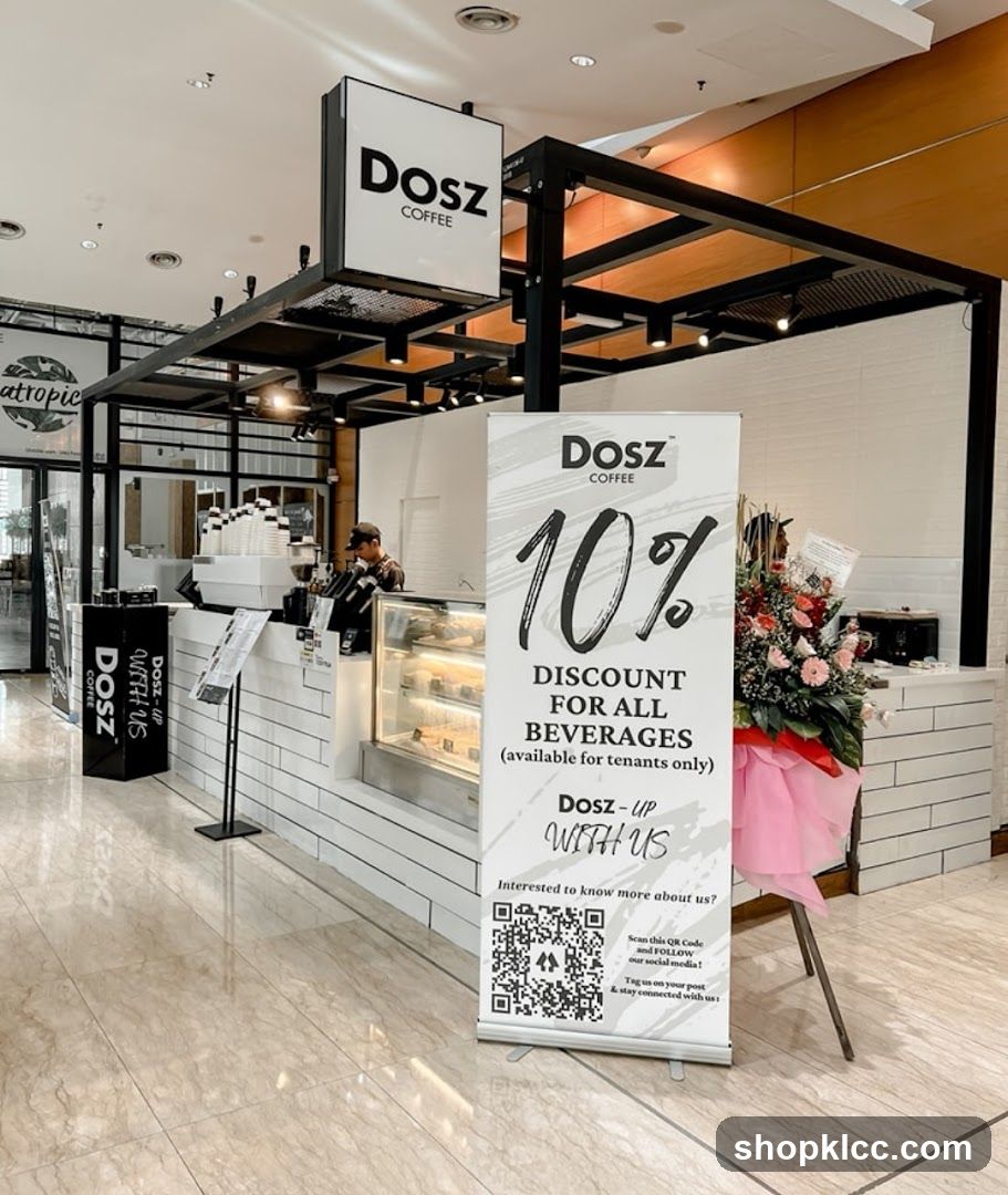 Dosz Coffee Discount Banner
