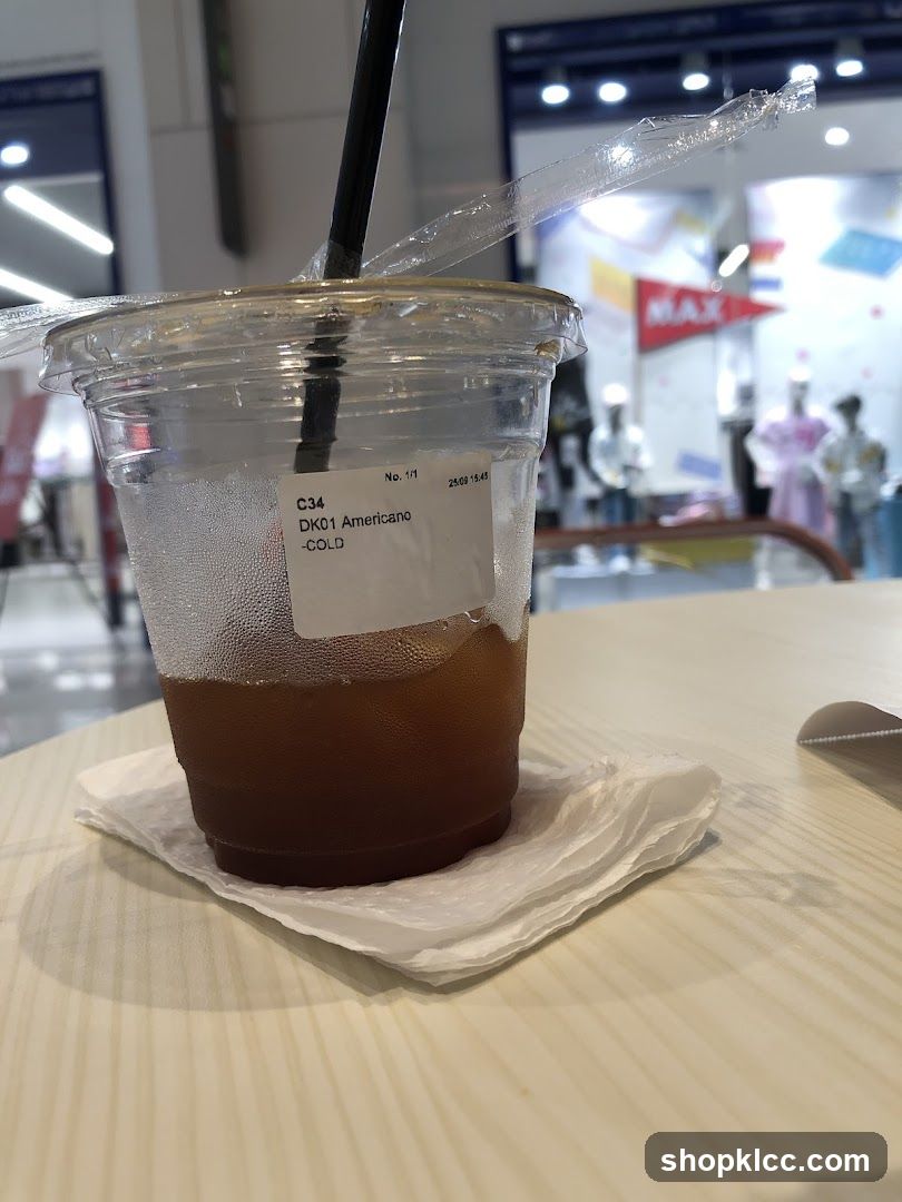 Cold Americano Coffee