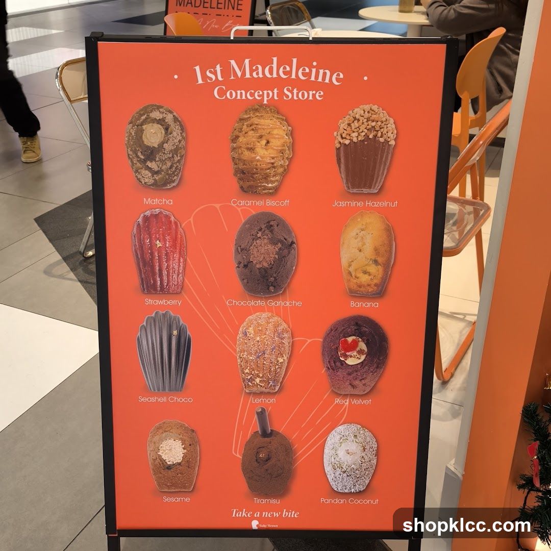 1st Madeleine Concept Store Menu