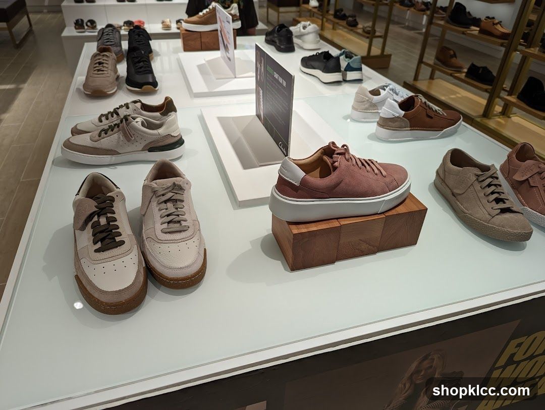 Shoe Display in Store