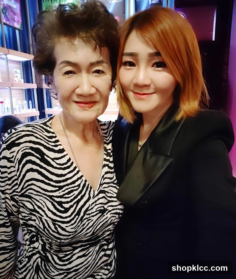 Two women posing for a photo