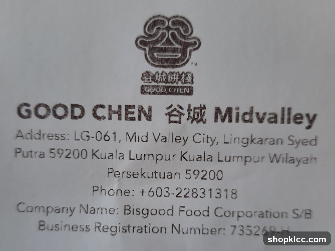 GOOD CHEN Midvalley Business Information