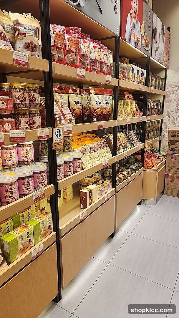 Assortment of Packaged Snacks and Cookies
