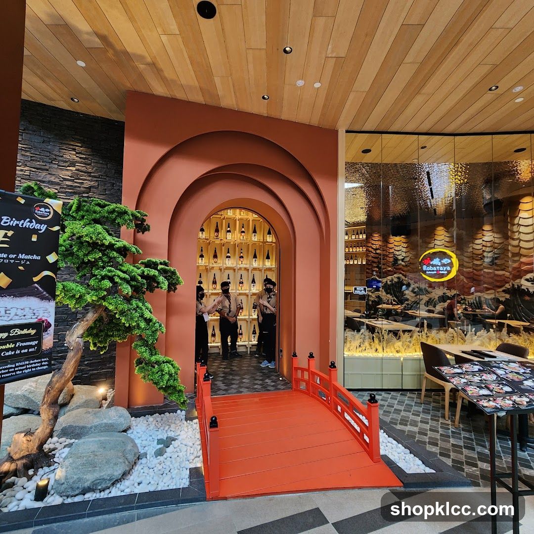 Restaurant Entrance with Japanese Decor