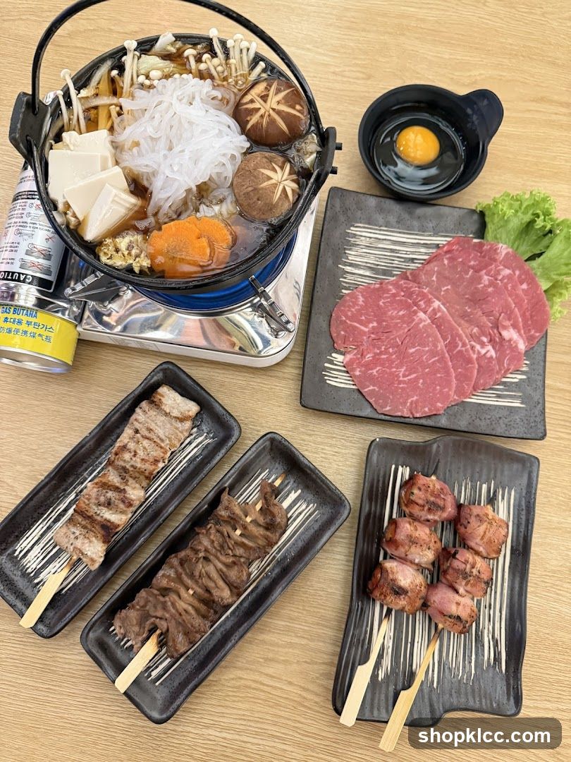 Japanese Hot Pot and Skewers