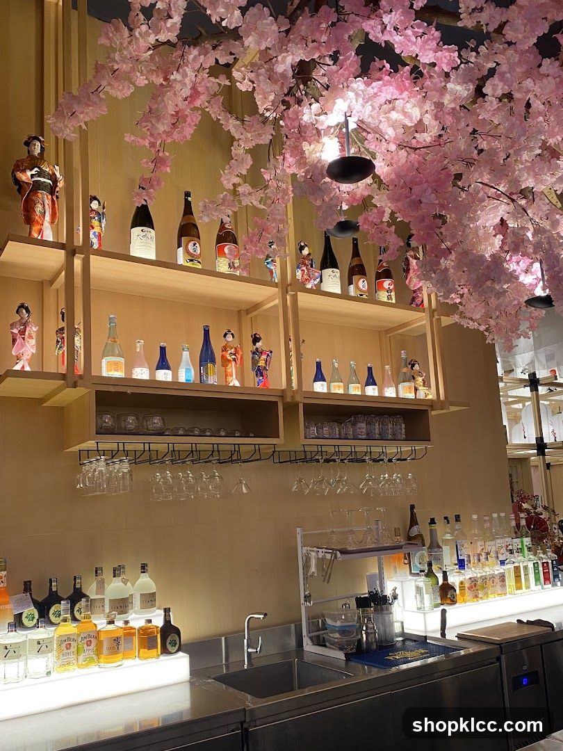 Bar with Japanese decor