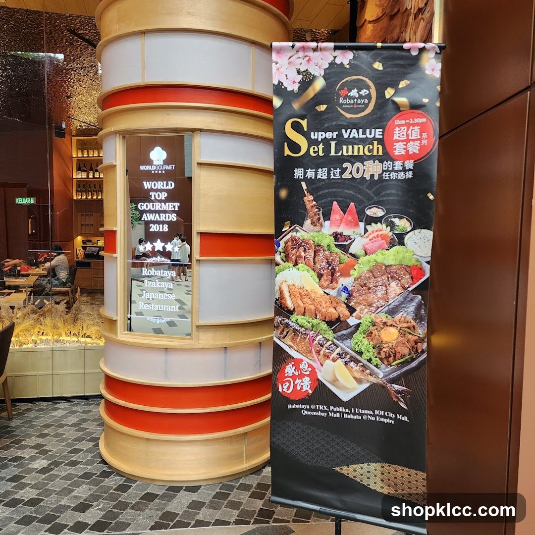 Robataya Super Value Set Lunch Banner
