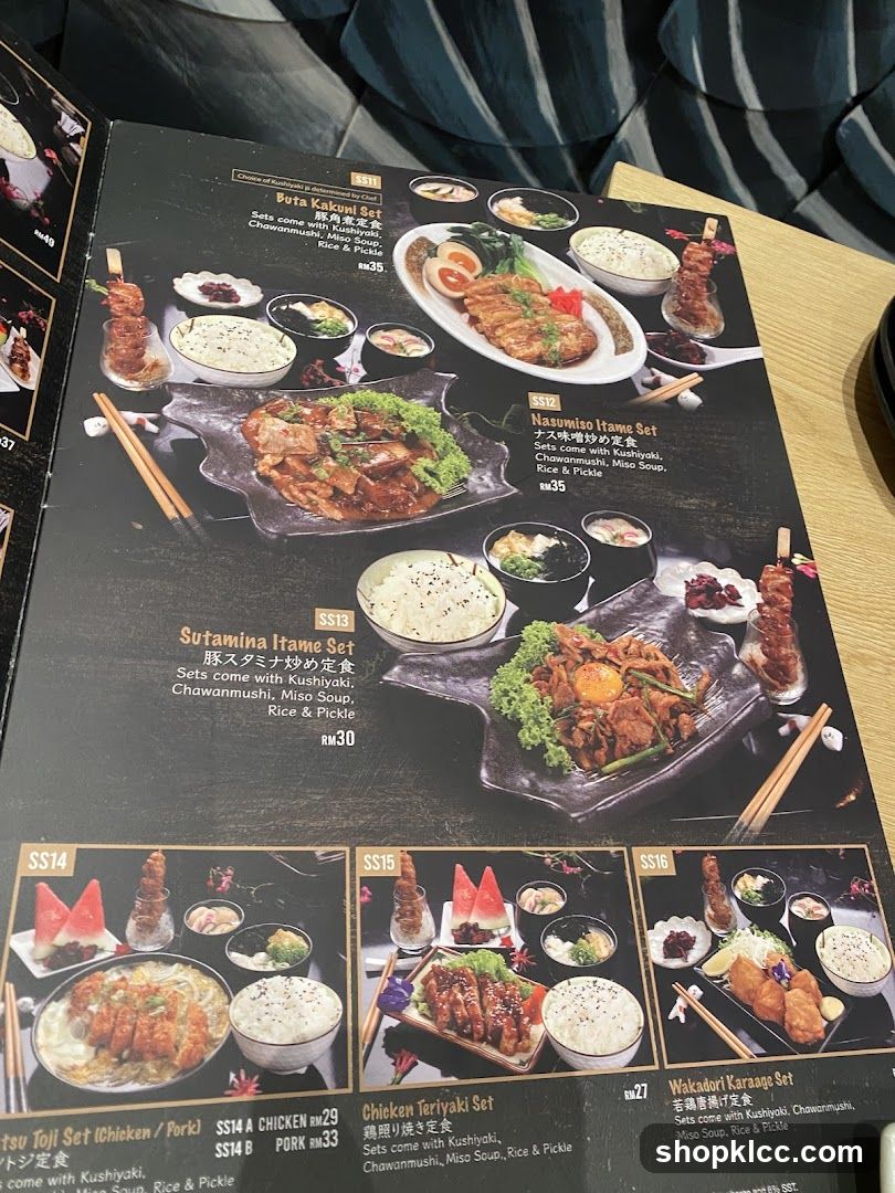 Japanese Set Meals