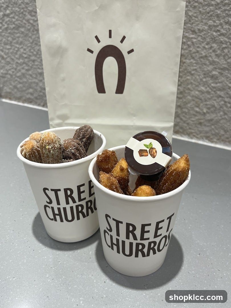 Churros in cups