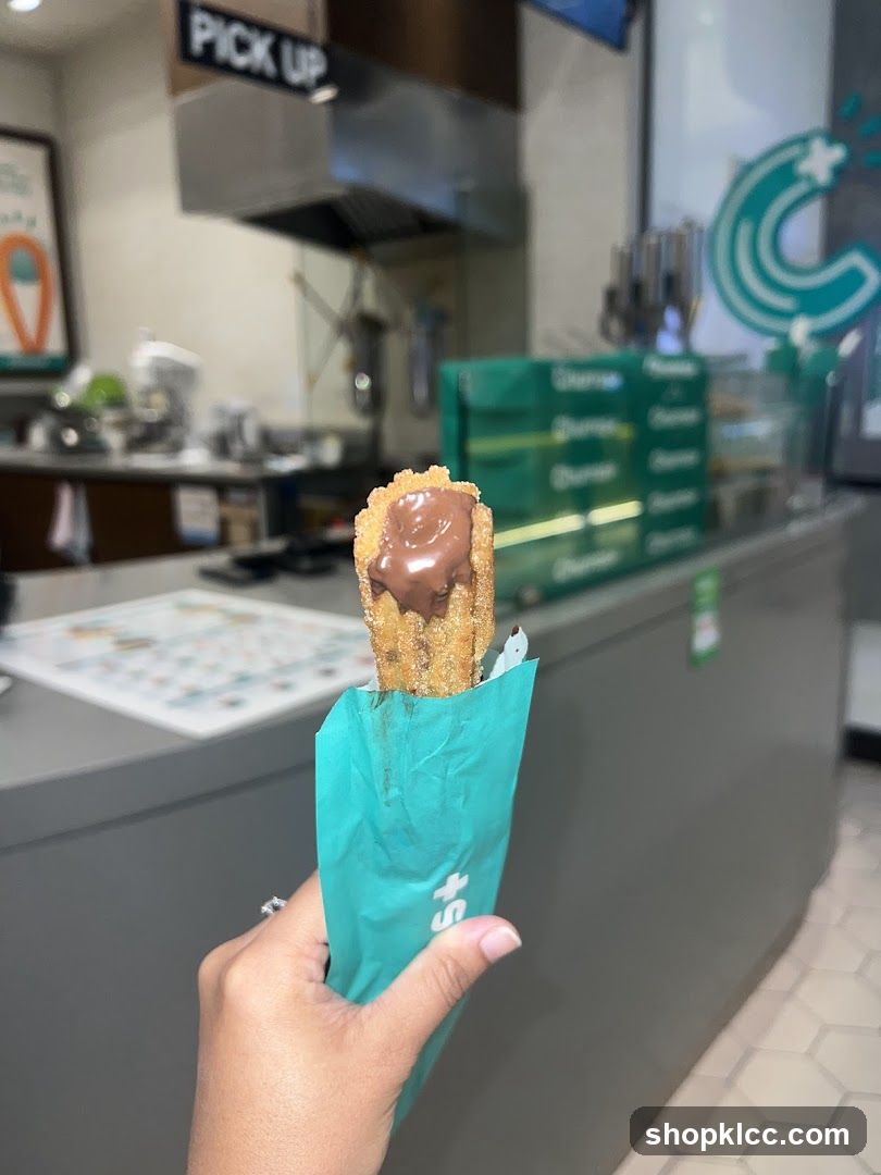 Churro with Chocolate Dip