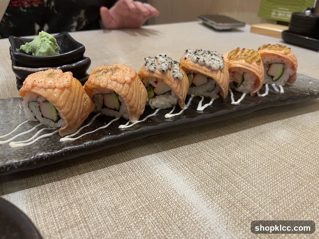 Salmon Sushi Rolls