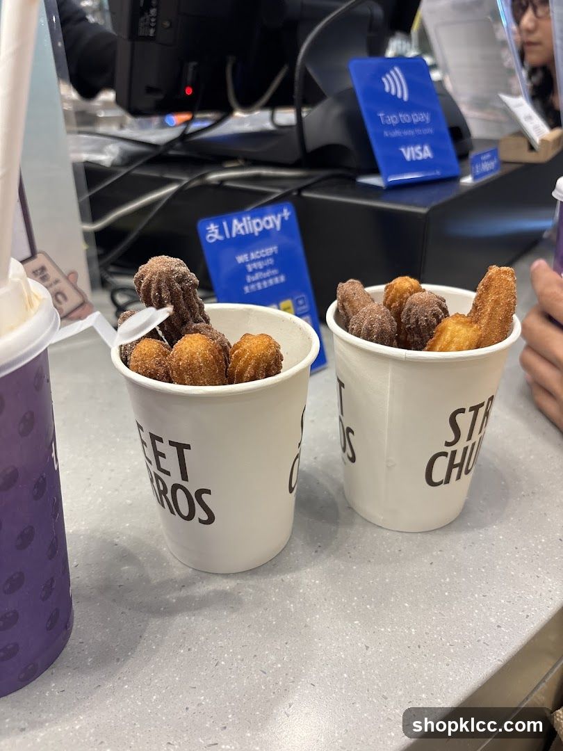 Churros at a Counter