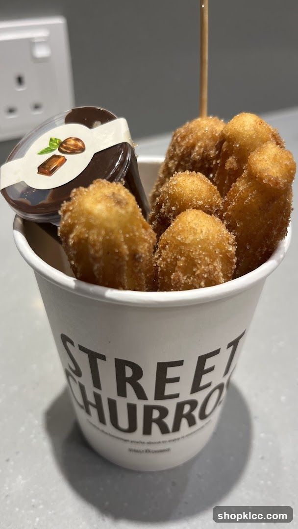 Churros with Chocolate Dip