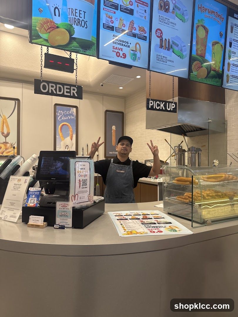 Churro Shop Counter