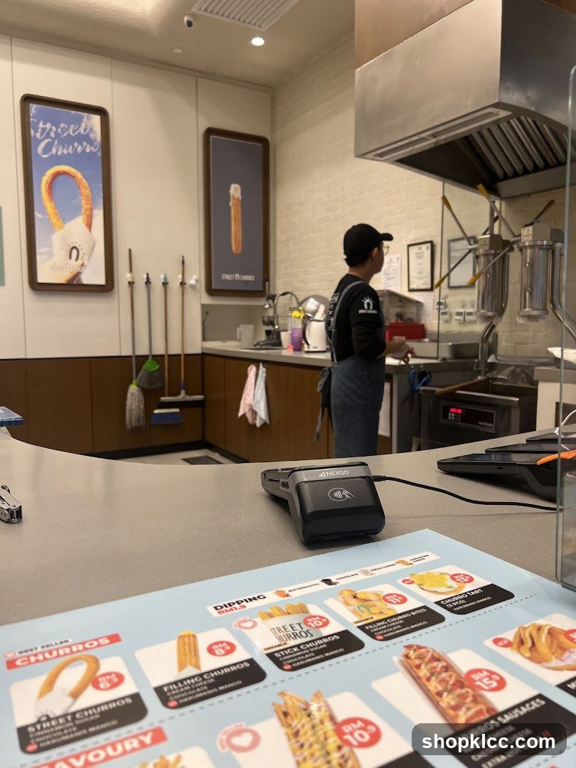 Churro Shop Counter