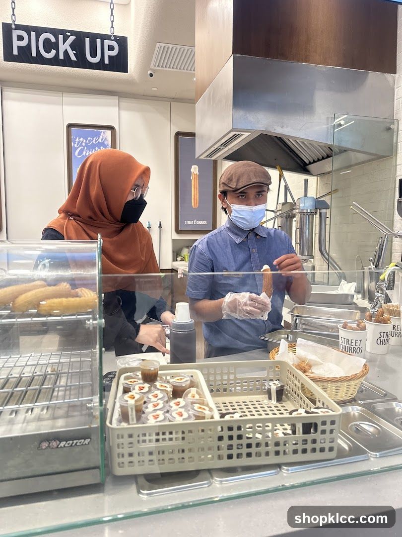 Churro Shop Counter