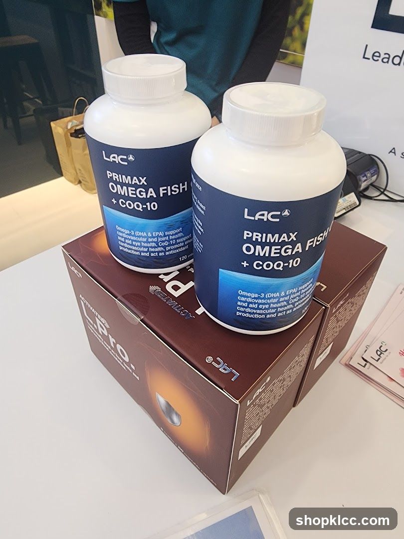 LAC Primax Omega Fish + CoQ-10 Supplements